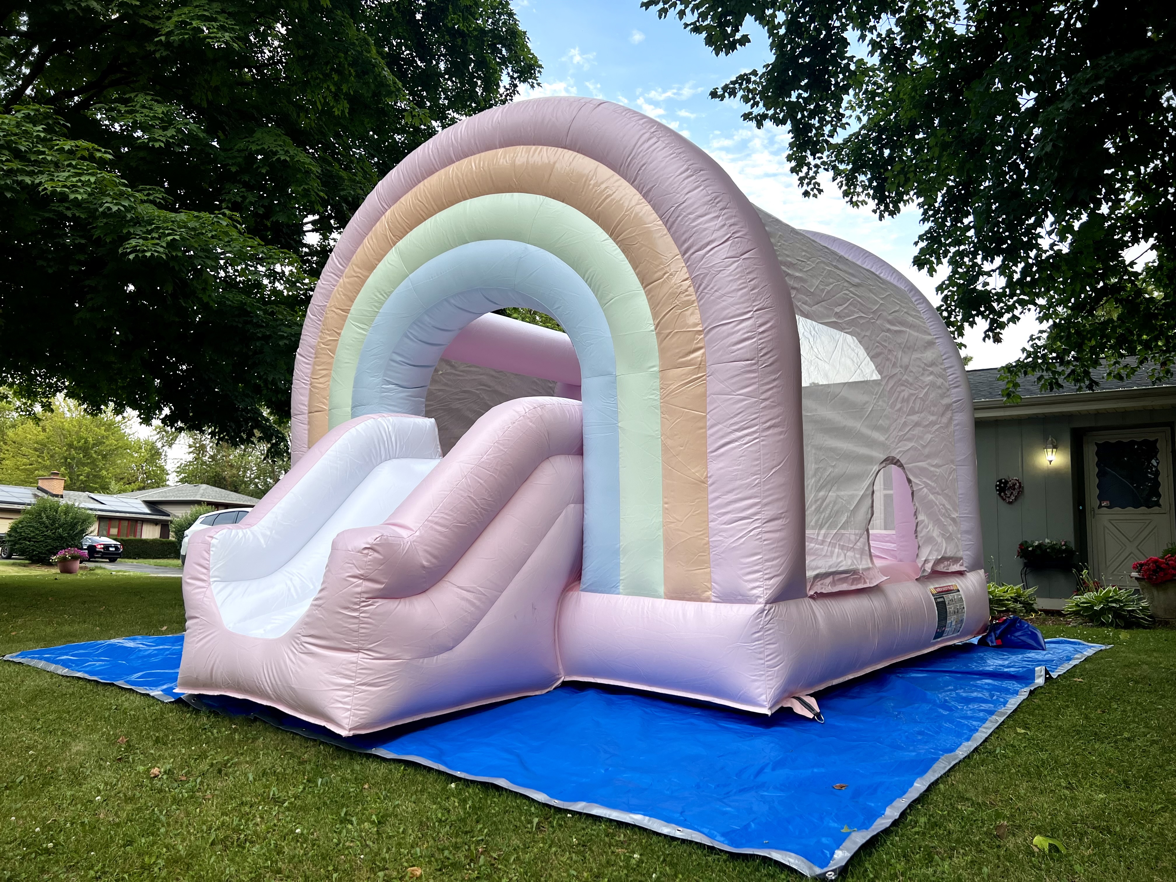 Rainbow Bounce House